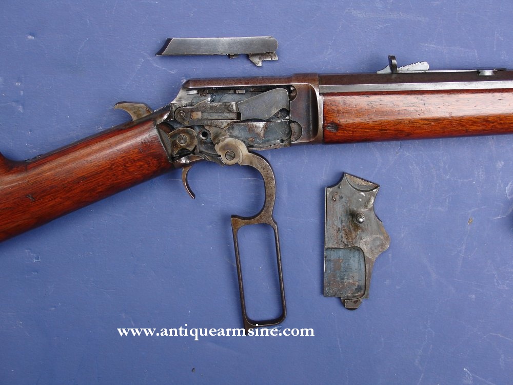 This is an early Model 1892 Marlin Lever Action Sporting Rifle with a pre-1...